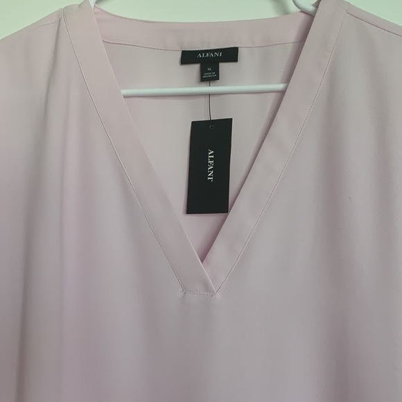 Alfani Women's Pink Tunic Top - Picture 3 of 7